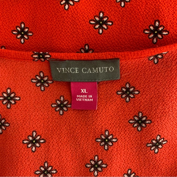 Vince Camuto Floral Tank Top XL - Picture 3 of 3